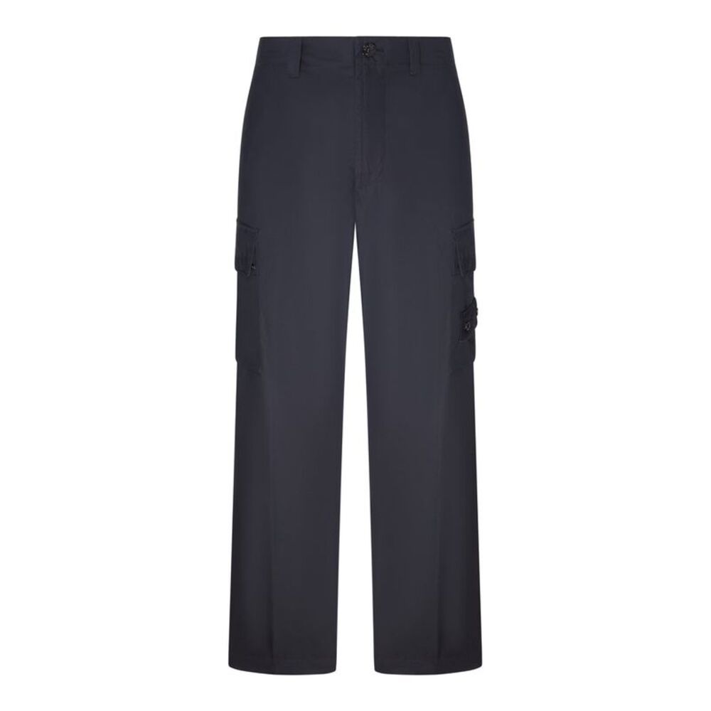 Stone Island Men Wide Leg Cargo Pants